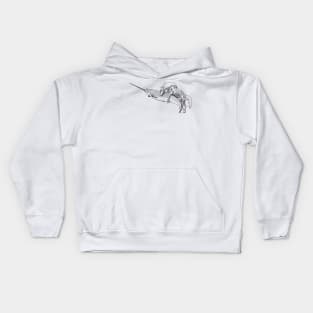 Horse and Narwal Kids Hoodie